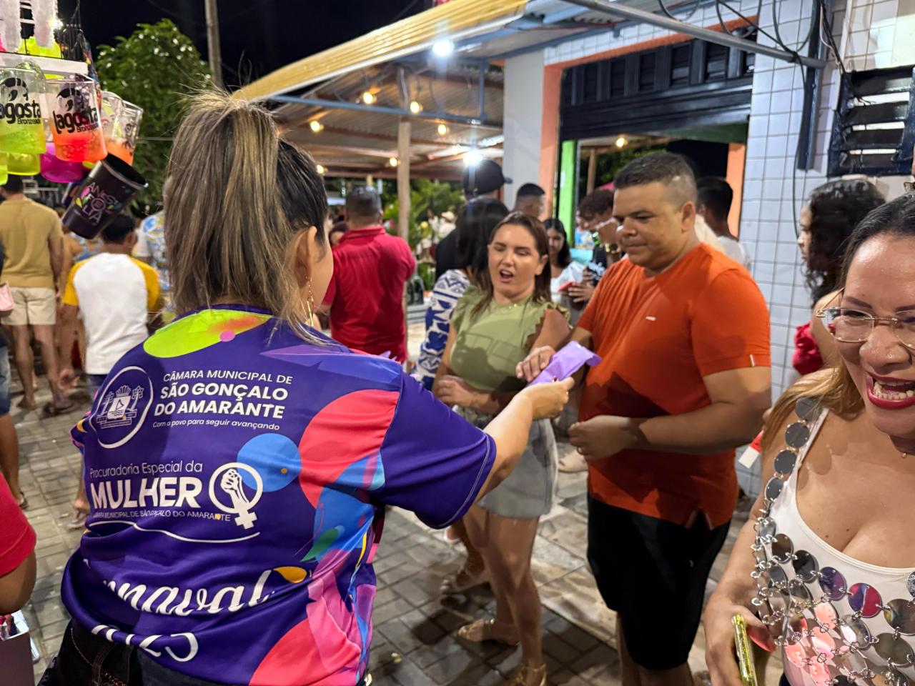 Procuradoria da Mulher realiza campanha de conscientização contra o assédio durante o Carnaval de São Gonçalo do Amarante